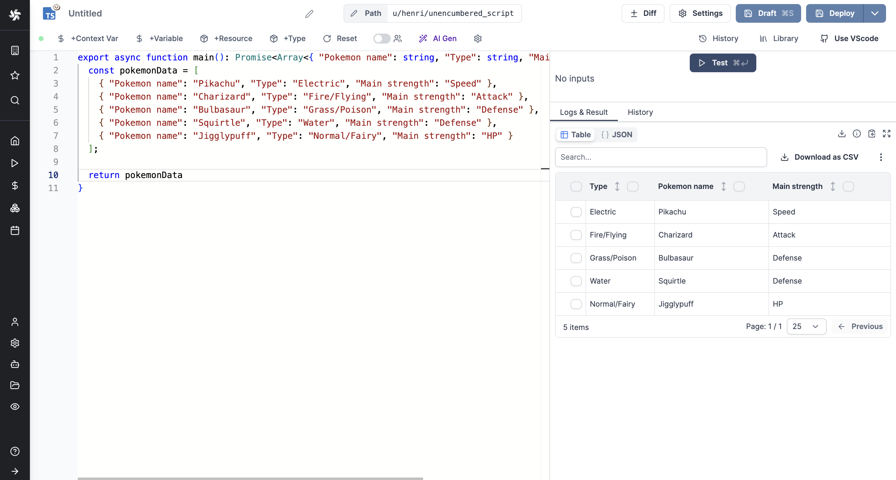 Columns not ordered Columns not ordered